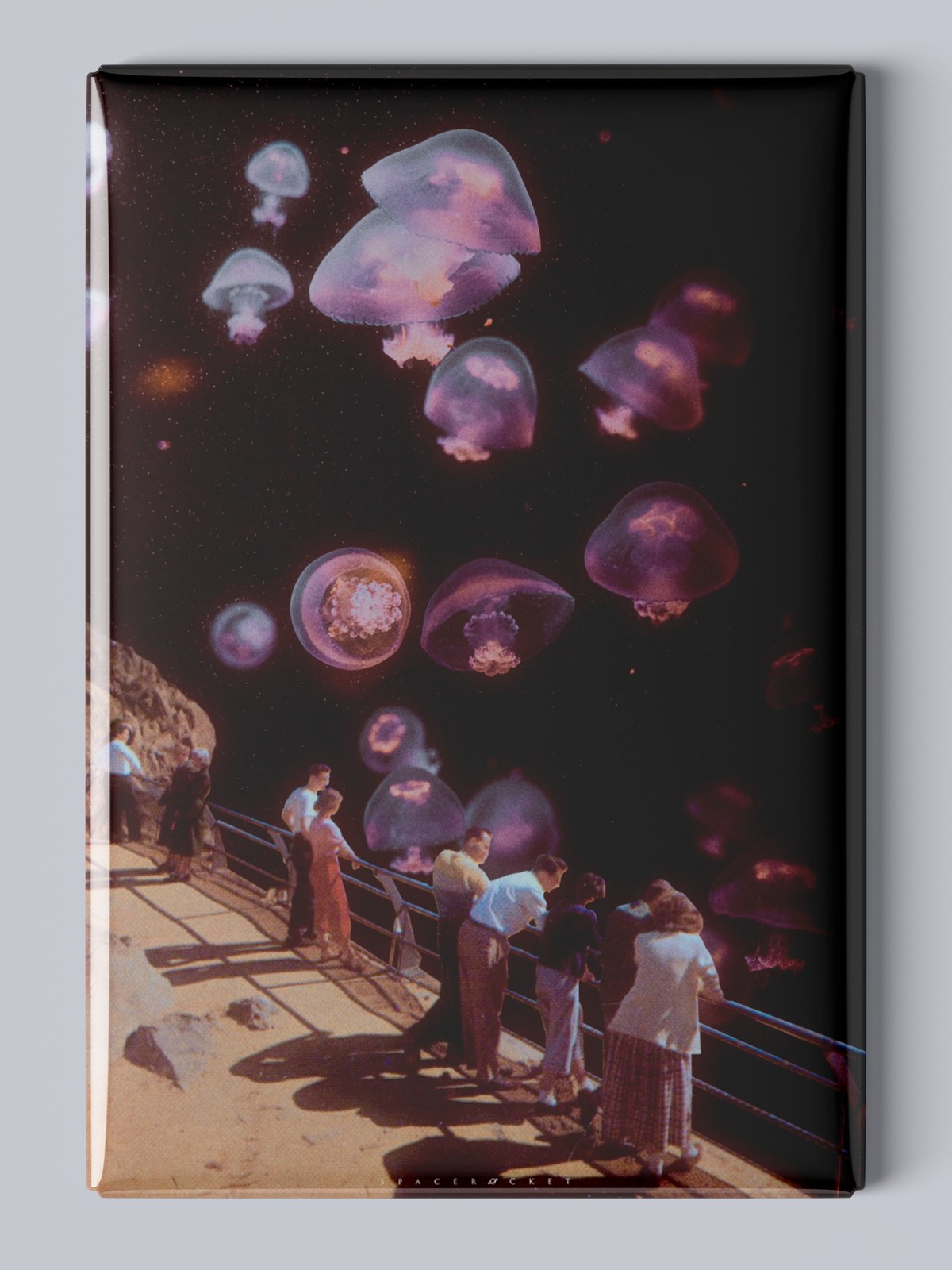 Imán Cosmic Jellyfish (detalle)
