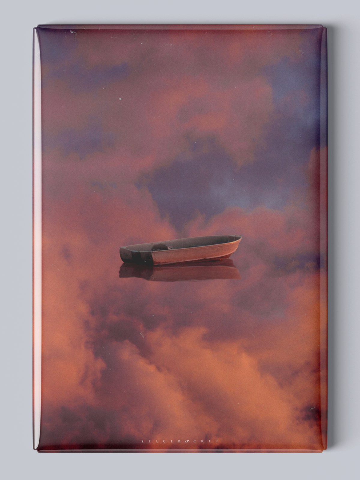Imán Meditative Boat (detalle)