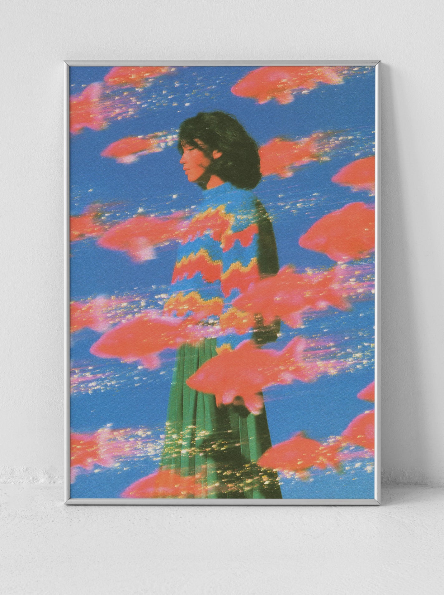 Split Light III - framed poster