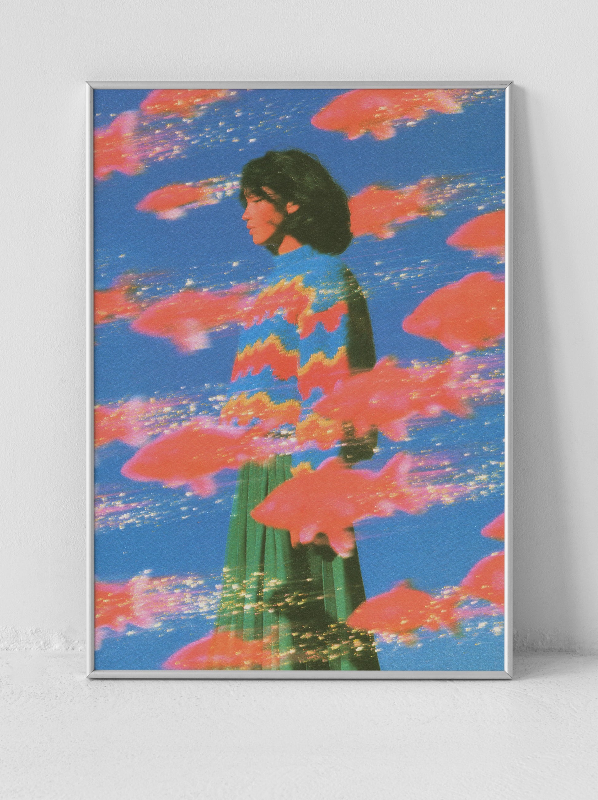 Split Light III - framed poster