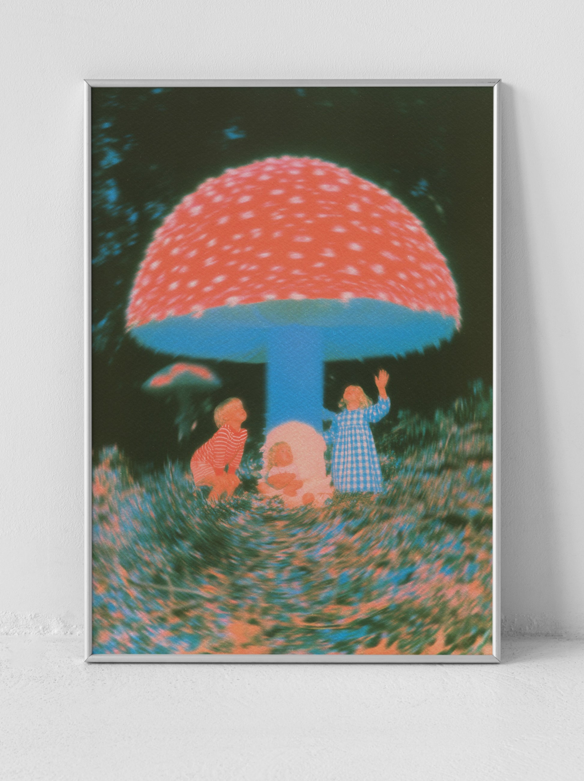Split Light I - framed poster