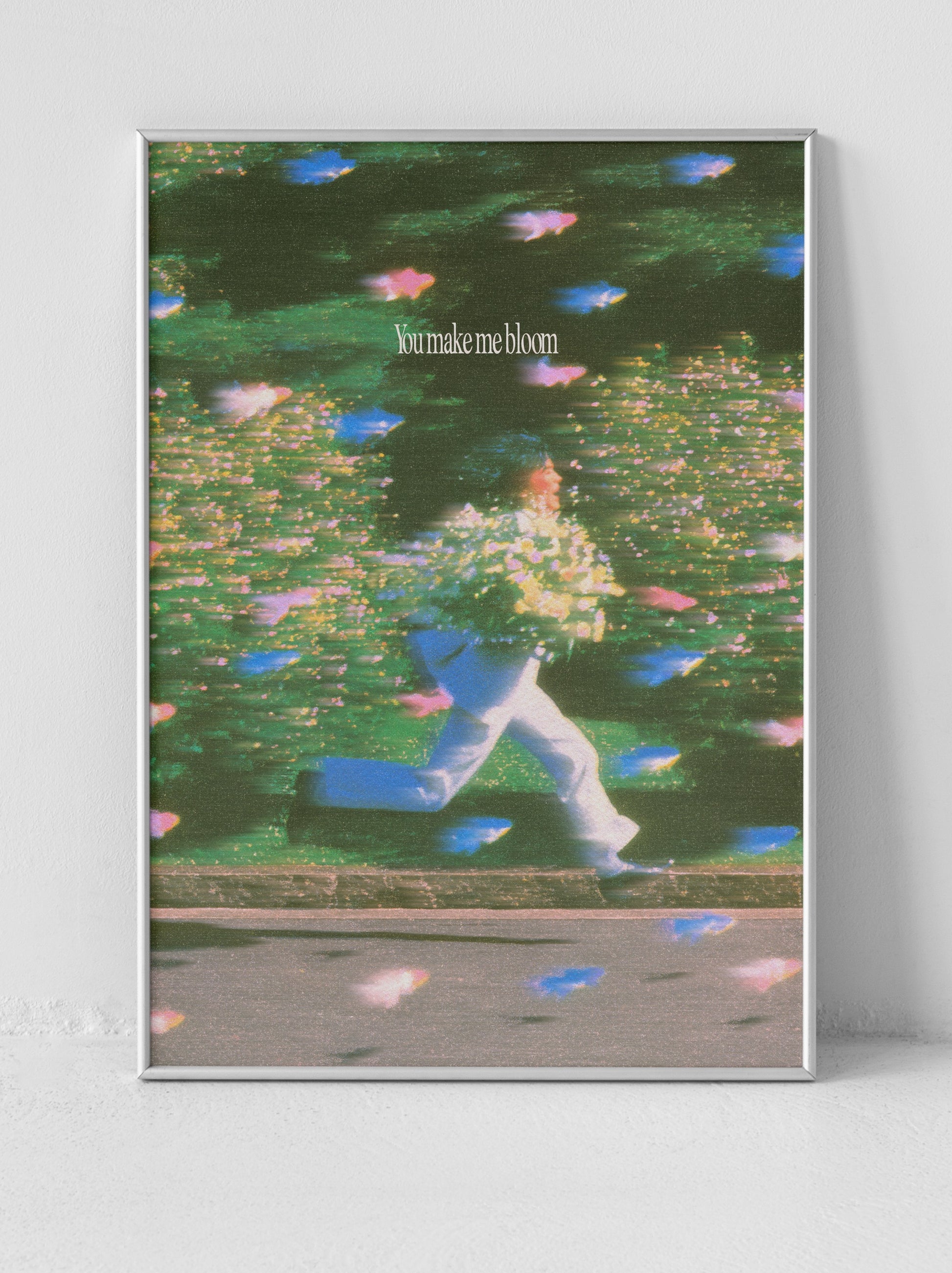 You Make Me Blossom - framed poster